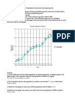 Human Population Growth and Carrying Capacity January