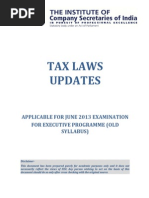 Tax Laws Updates For December 2013