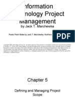 IT Project Management - ch05 by Marchewka