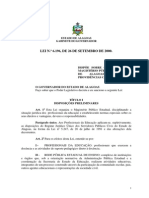 Lei 6.196 (2000) - Estatuto Do Magistério Do Estado de Alagoas