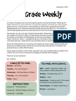 First Grade Newsletter