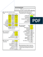 Tubular Heat Exchanger Rating Sheet: Start o 2 o o 3 2 o 2 o