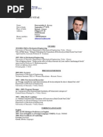 Resume (CV) of Dr. Douvartzides Savvas