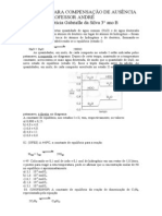 Trabalhos para Reposição de Faltas