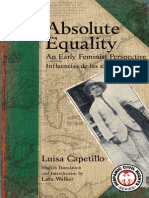 Absolute Equality: An Early Feminist Perspective by Luisa Capetillo