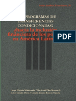 LIBRO Programas de Transferencias Condicionadas