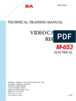 Toshiba VCR Training M-653