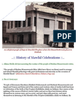 History of Mawlid Un-Nabi (SallAllahu Alayhi Wa Sallam) Celebrations