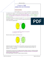 8 Álgebra de Funciones