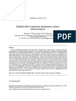 Multi Effects Desalination