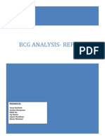 BCG Analysis-Report: Prepared By: Sanya Nauharia Sankara Narayanan Nikhil Jha Jay Saxena Jayant Choudhary Manju Dhindwal