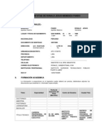 Hoja de Vida de Ronald Memenza Pando PDF