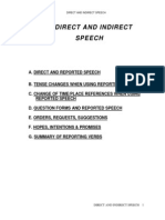 Direct and Indirect Speech