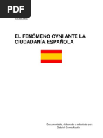 Informe OVNI Gobierno Español