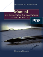 Manual de Redaccion Jurisdiccional para La Primera Sala