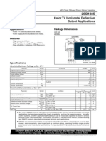 Color TV Horizontal Deflection Output Applications