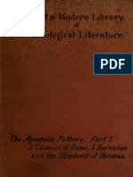 Wake, Burton, Reeves. The Apostolic Fathers. (1888-1889?) - Vol. 1.