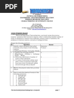 Worksheet Thermochemistry