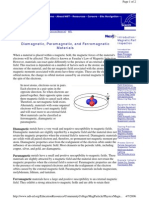 Diamagnetic, Paramagnetic, and Ferromagnetic Materials: Home - Education Resources - NDT Course Material - MPI