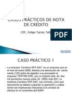 Casos Practicos Notas de Credito