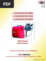 Cib Unigas LG NG NGX 280 350 400 Manual