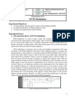 Experiment Manual For PCM Modulator