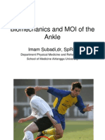 Biomechanics and MOI of The Ankle