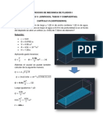 Ejercicios de Mecánica de Fluidos I