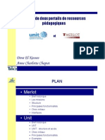 Analyse de Deux Portails de Ressources Pédagogiques