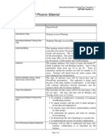 Instructional Module Training Plan