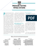 Pressure Testing Piping Systems