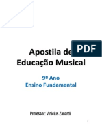 Apostila Completa Edu Musical 9° Ano