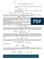 Aplicações Derivadas Implicitas