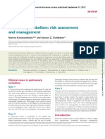 Pulmonary Embolism - European Heart Journal 2012