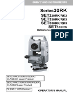 Manual Sokkia Series 30rk Set230rk-Rk3 Set330rk-Rk3 Set530rk-Rk3 Set630rk en