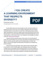 How Can You Create A Learning Environment That Respects Diversity