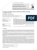 Freight Transport Management Article 5 - The Impacts of Radio Frequency Identification (Rfid) Technology On Supply Chain Costs