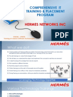 Comprehensive It Training & Placement Program: Hermes Networks Inc