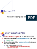 Query Processing and Optimization