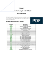 Matlab Tutorial5