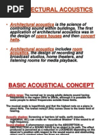 Architectural Acoustics123