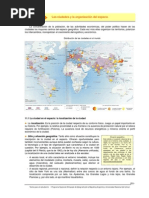 Las Ciudades y La Organizacion Del Espacio