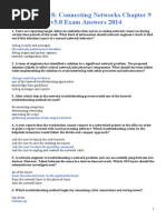 Connecting Networks Chapter 9 v5.0 Exam Answers 2014