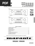 SR5200 Service Manual