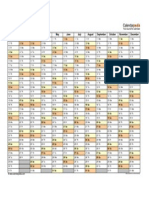 2014 Calendar Landscape A4