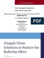 Esupply Chain Solutions To Reduce The Bullwhip Effect - EBC6230