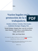 SCC Estudio Vacios Legales en La Proteccion de La Niñez Trabajadora 2014 PDF