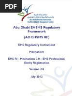 4) 7.0 - AD EHS Professional Entity Registration Mechanism v5 31 May 2012