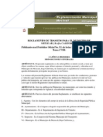 Reglamento de Transito de Mexicali PDF