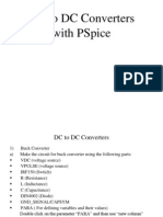 DC To DC Converters With Pspice